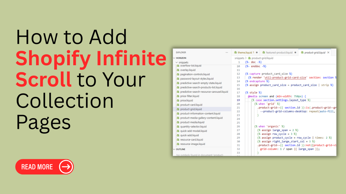 Shopify Infinite Scroll 