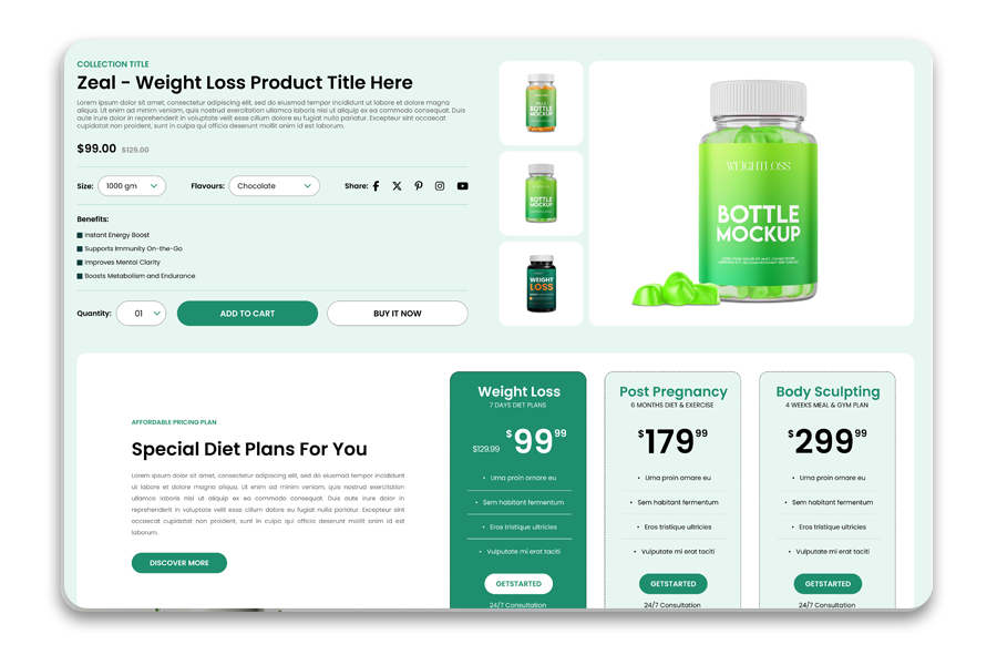 Transform – Weight Loss Shopify Theme for Slimming & Wellness Brands