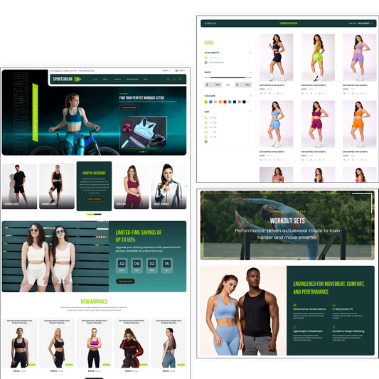 Evolve Sportswear Shopify Theme