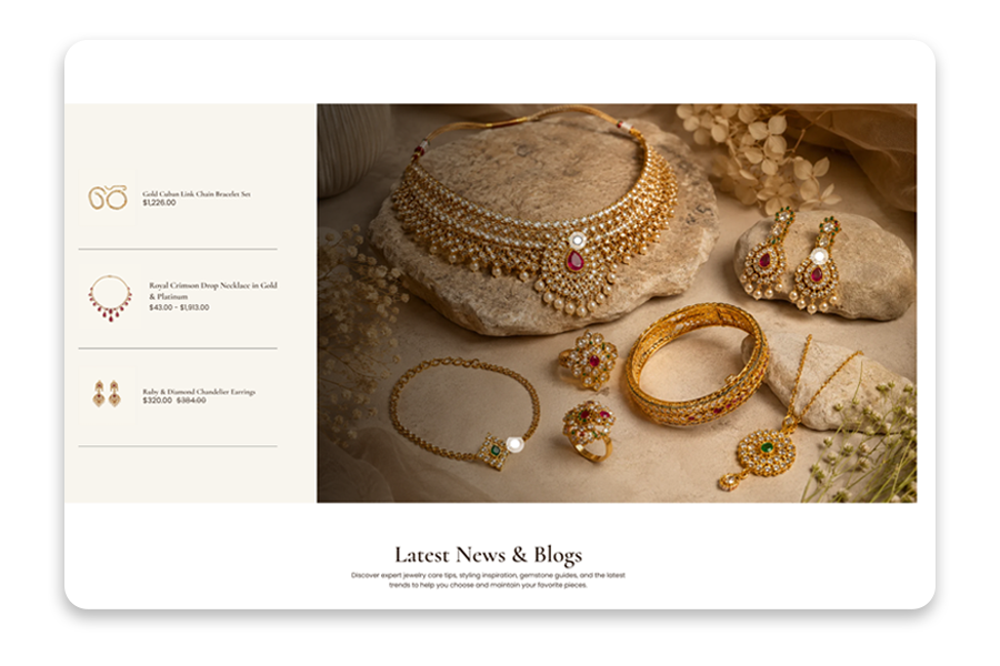 Gemstone - Jewelry Shopify Theme