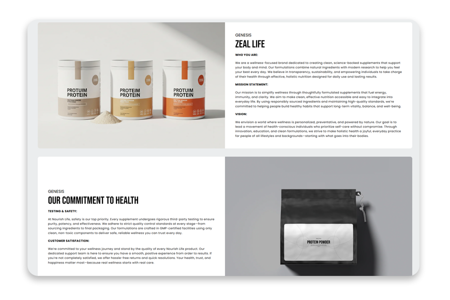 Zeal – Supplement Shopify Theme for Nutrition & Wellness Stores