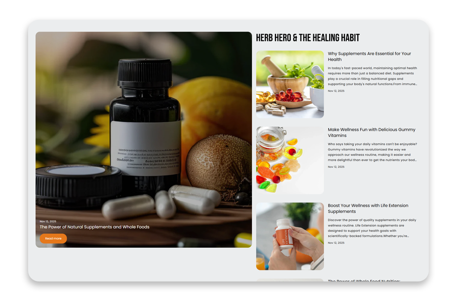 Zeal – Supplement Shopify Theme for Nutrition & Wellness Stores