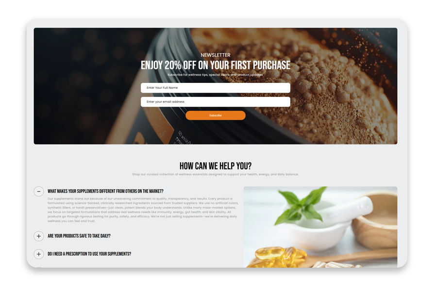 Zeal – Supplement Shopify Theme for Nutrition & Wellness Stores