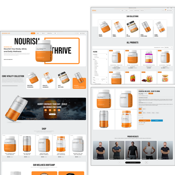 Zeal – Supplement Shopify Theme for Nutrition & Wellness Stores