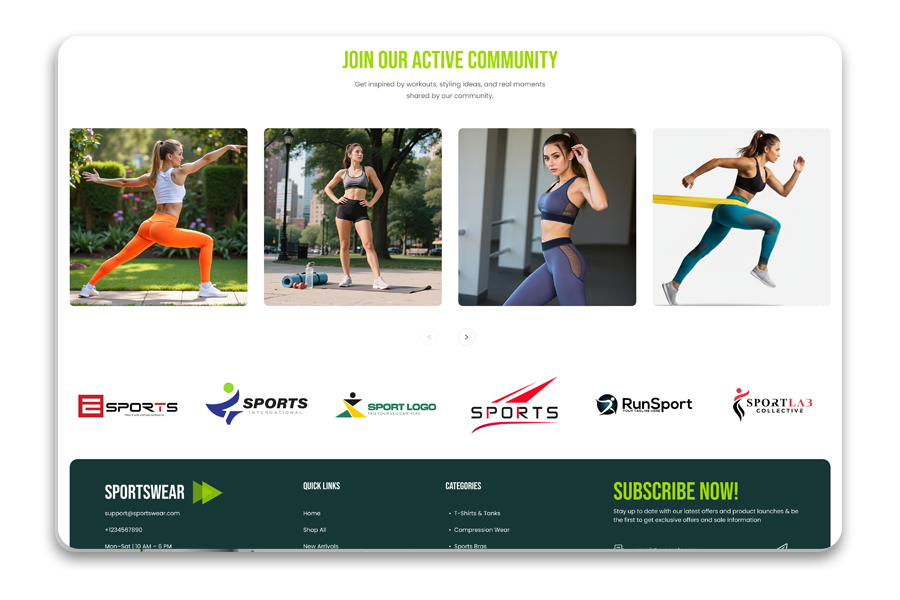 Evolve - Sportswear Shopify Theme