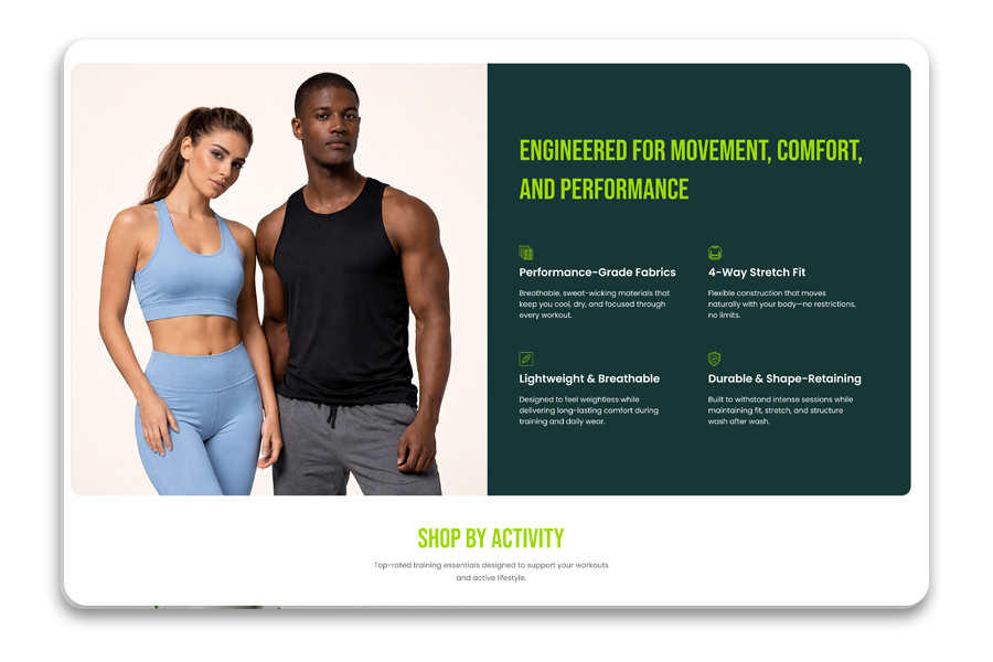 Evolve - Sportswear Shopify Theme