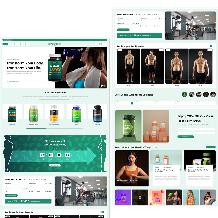 Transform – Weight Loss Shopify Theme