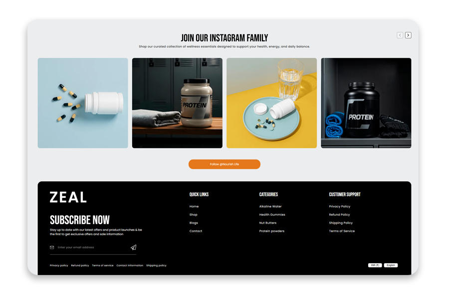 Zeal Supplement Shopify Theme