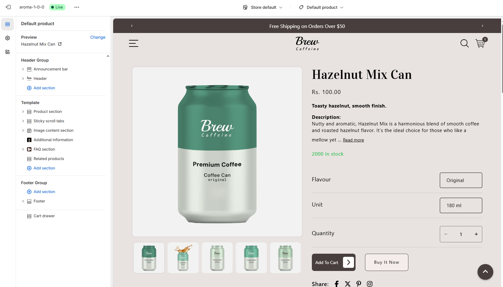 Product Page